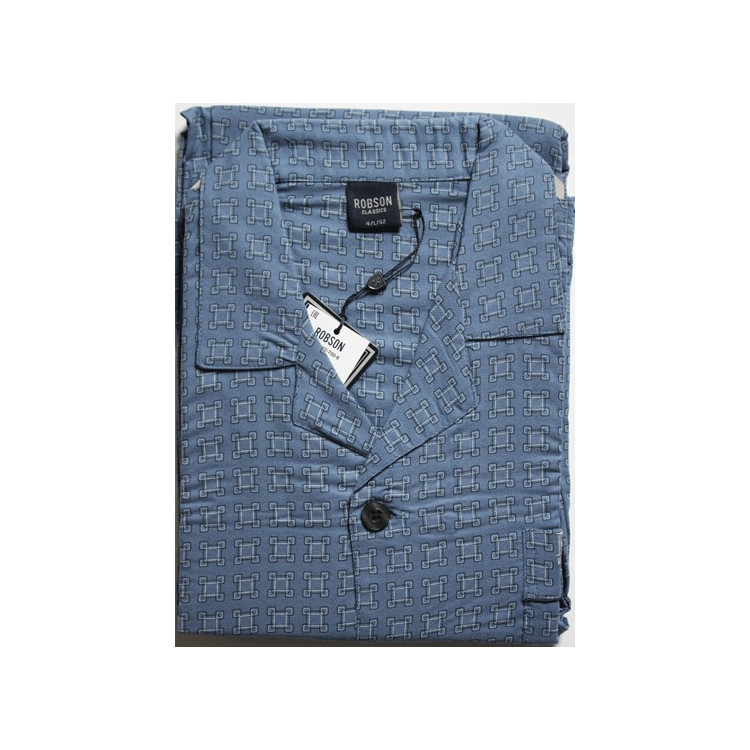 Warme flanellen doorknoop herenpyjama | Gratis verzending | Online de