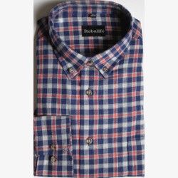 Flanellen overhemd maat XL nr. 2 | Heren overhemden Rebalife